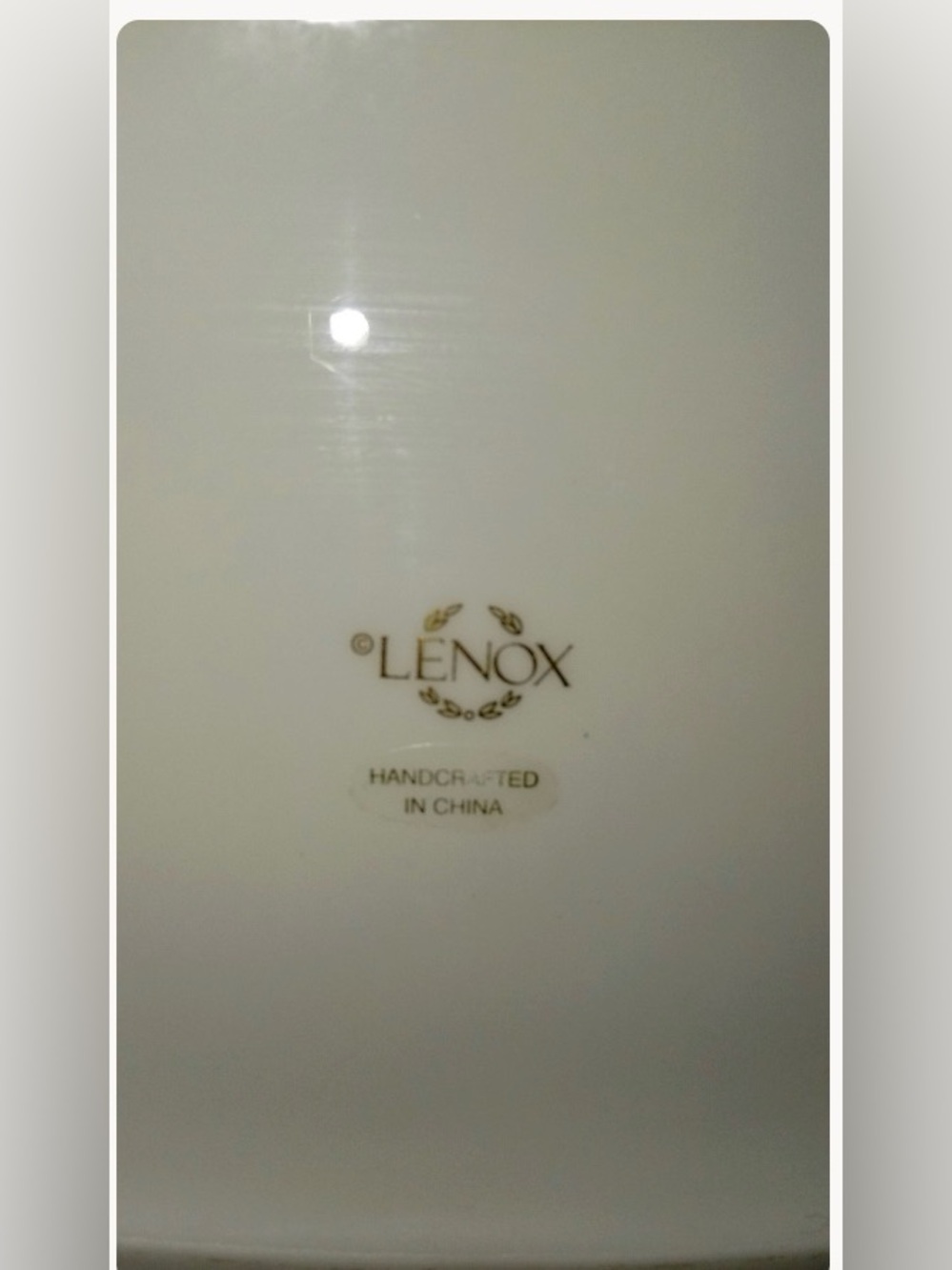 Lenox Oval Pinecone Dish With Braided Handles Beautiful Vintage - Picture 4 of 10